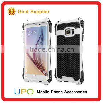 [UPO]New Arrival Luxury Carbon Fiber Cell Phone Cases for Samsung Galaxy S6 Edge photo-3