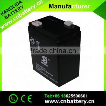 6v4.5ah maintenance free agm lead acid battery for signal light