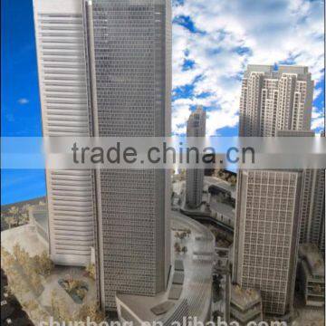 Miniature Architectural Scale Model for Commercial Centre Building 1/80