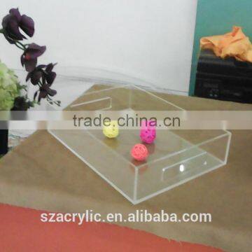 square acrylic servicing tray wholesale