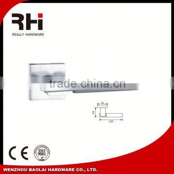 Euro Profile Office Door Aluminum Door Handle on Plate
