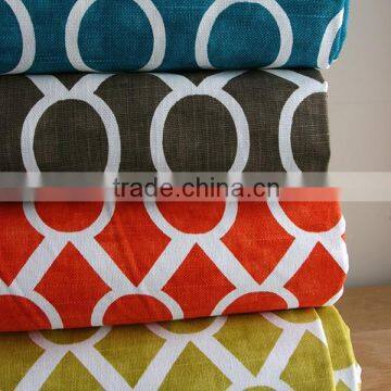 geometric print fabrics, cotton canvas fabric 32s/2*16s 94*48