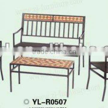 rattan set [Custom high-end environmentally friendly and durable, minimalist style mosaic furniture ]