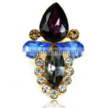 2015 jeweled brooches and pins for dresses,diamonte costume brooches and pins