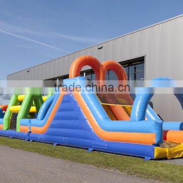 Commercial used inflatable obstacle course ,bounce house obstacle courses for sale