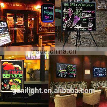 Neon Led Sign Writing Board Full Color Promotional Fluorescent Led Writing Board photo-6