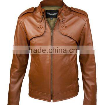 Brown Fashion Leather Jacket