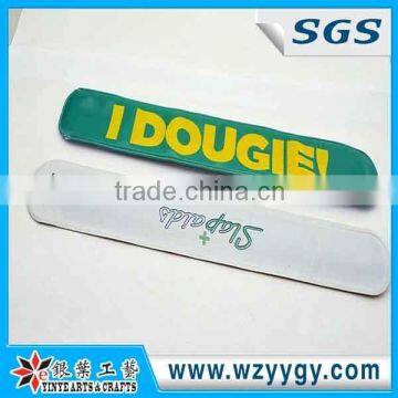 Cheap promotional PVC slap bracelet