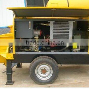 China famous motor engine truck mounted mini concrete pump