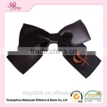 wholesale printed ribbon bows pre-made bow/ mini ribbon bows/ underwear ribbon bows