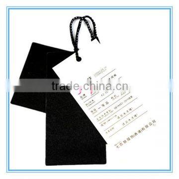 custom printed paper clothes hanger labels with strings