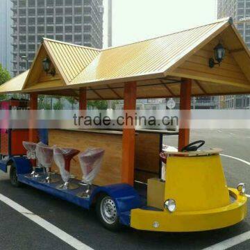 Electric coffee cart cart dog car carting car with counter