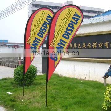 Advertising Double Side Printing Flying Teardrop flag banner