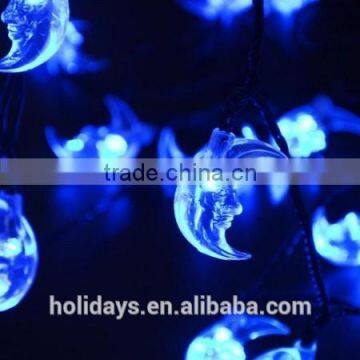 New Style Christmas Decoration 30 Led Moon Solar String Light photo-3