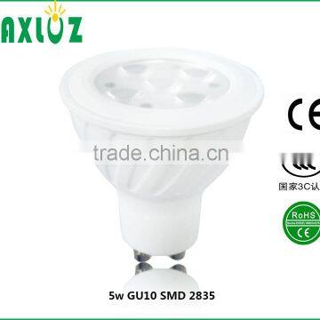 GU10 led spotlight COB 7W with lens