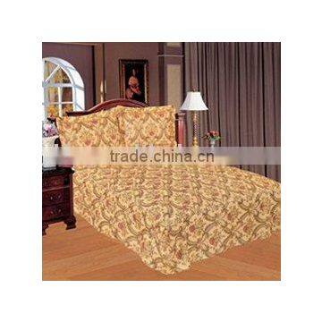 3pcs Polyester Printed Quilted bedding Set