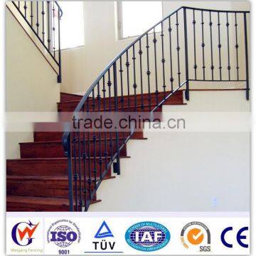 Wrought iron staircase railing design China manufacturer CE