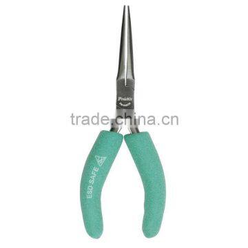 Brand ProsKit PM-046CN ESD Safe Needle Nose Plier (150mm) With Cushioned Handle & Double Leaf Springs