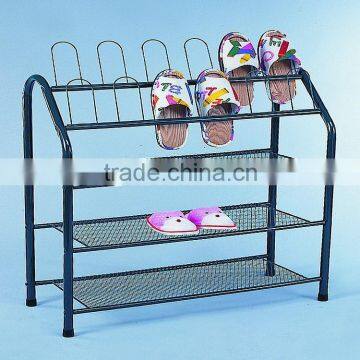 Modern butterfly metal frame furniture shoes stand display rack