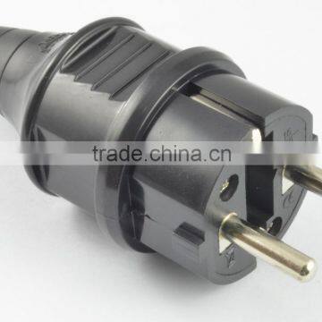 Top Quality Germany European 220 Volt AC Male Female Cable Connector photo-1