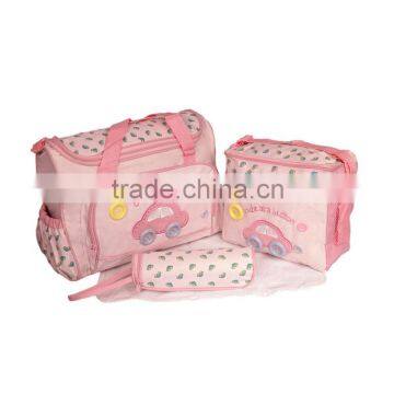 Large Capacity Single Shoulder Diaper Bag Set for Kids