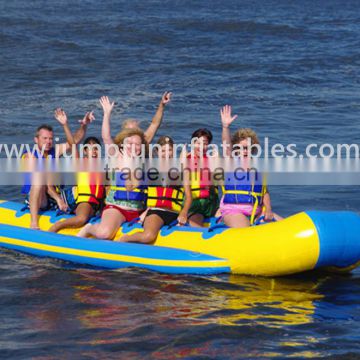 12 passengers Banana Boat for adults,Double Lane Inflatable Banana Tubes for sale