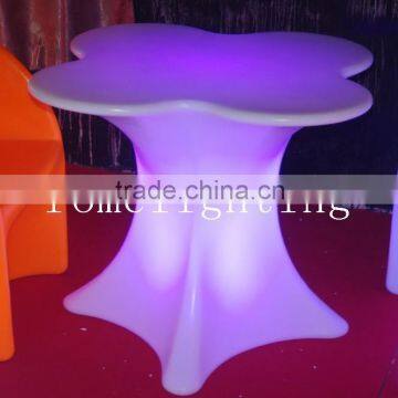 Rome Led Table Durable Colorful Personality Fashion Bar Furniture Plum Flower Form the Table/Natural Outdoor Bar Table photo-4