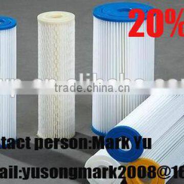 pool spa filter water cartridge /polyester filter cartridge for housing pool and swimming filter filtration