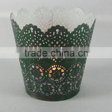 T-Light Holder, Glass T-Light Votive, Home Decor,Pillar Candle Votives,Exclusive Metal High End Votive Holders