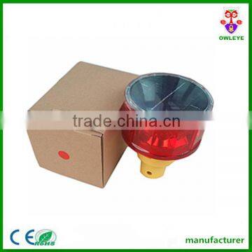 Red Led Flashing Solar Energy Barrier Lamp for Road Safety photo-6