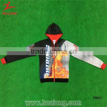 Custom XXXXL Womens Gym Hoodies With Zipper