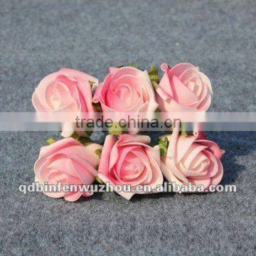 Light up Red Rose Wedding Bouquets Flowers ,Artificial Foam Flower