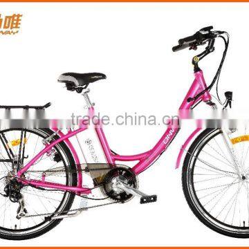 26 inch city e-bike for lady