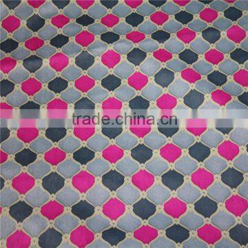 super soft short velvet printed fabric with 100% polyester, sofa fabric,bag fabric,curtain,upholstery fabric,velour fabric