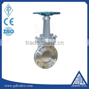 wafer rising stem knife gate valve handwheel