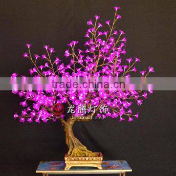 Purple led cherry blossom tree light