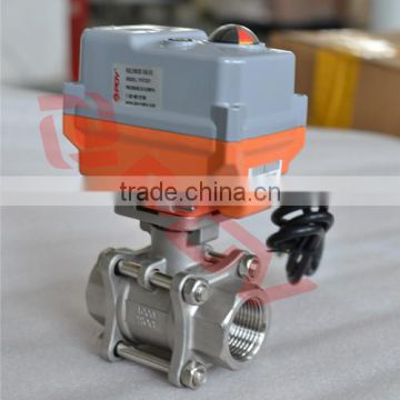 smart regulation type fine small electric cylinder actuator with ball valve