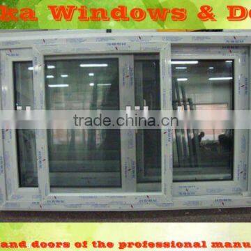 Alibaba China Supplier sliding window,pvc sliding glass window