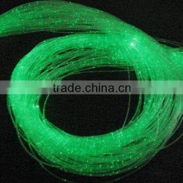 the entire body fiber optic transparent tiny fiber optical 1km price with 7color changing or RGB