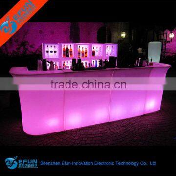 nightclub/party light up bar counter,rgb color illuminated led bar counter