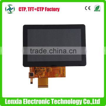 Excellent quality 800x480 TFT display 5 inch lcd panel with multi touch screen