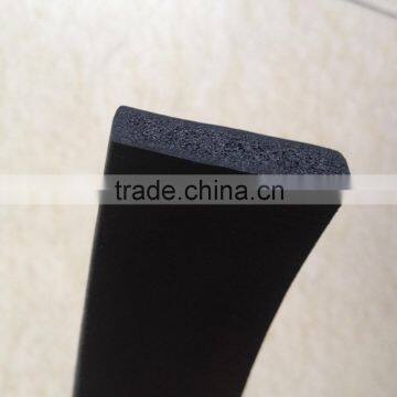 Extruded truck tubular foam rubber square edge