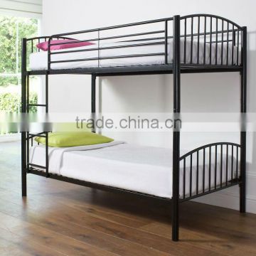 Modern single bunk bed in black