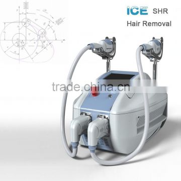 shr and ssr machine 2 handpiece for multifunctional