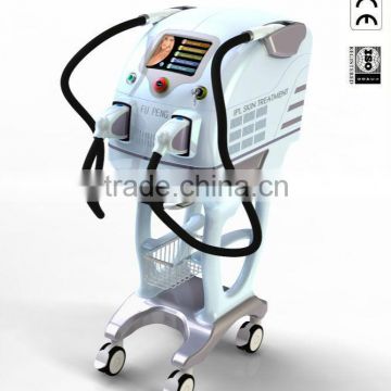 Professional Two handles ipl/rf hair removal machine