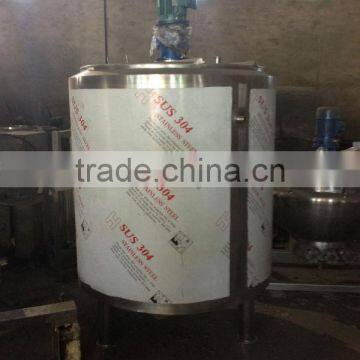 Steam heating stainless steel tank