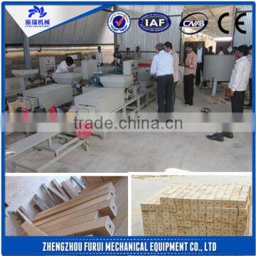 Automatic block machine wood pallet wood pallet blocking making machine