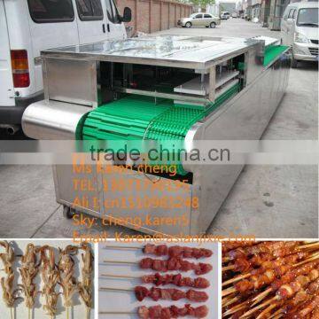 kebab meat wear string machine/meat wearing machine