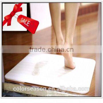 Non Slip Bath Mat Set Anti Bacteria Fast Drying Diatomite