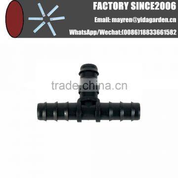 PE tube Tee connector Dn16